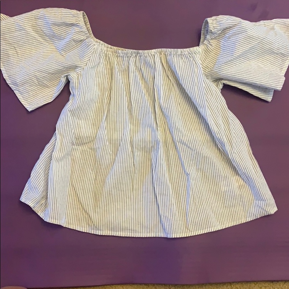 Express off the shoulder shirt